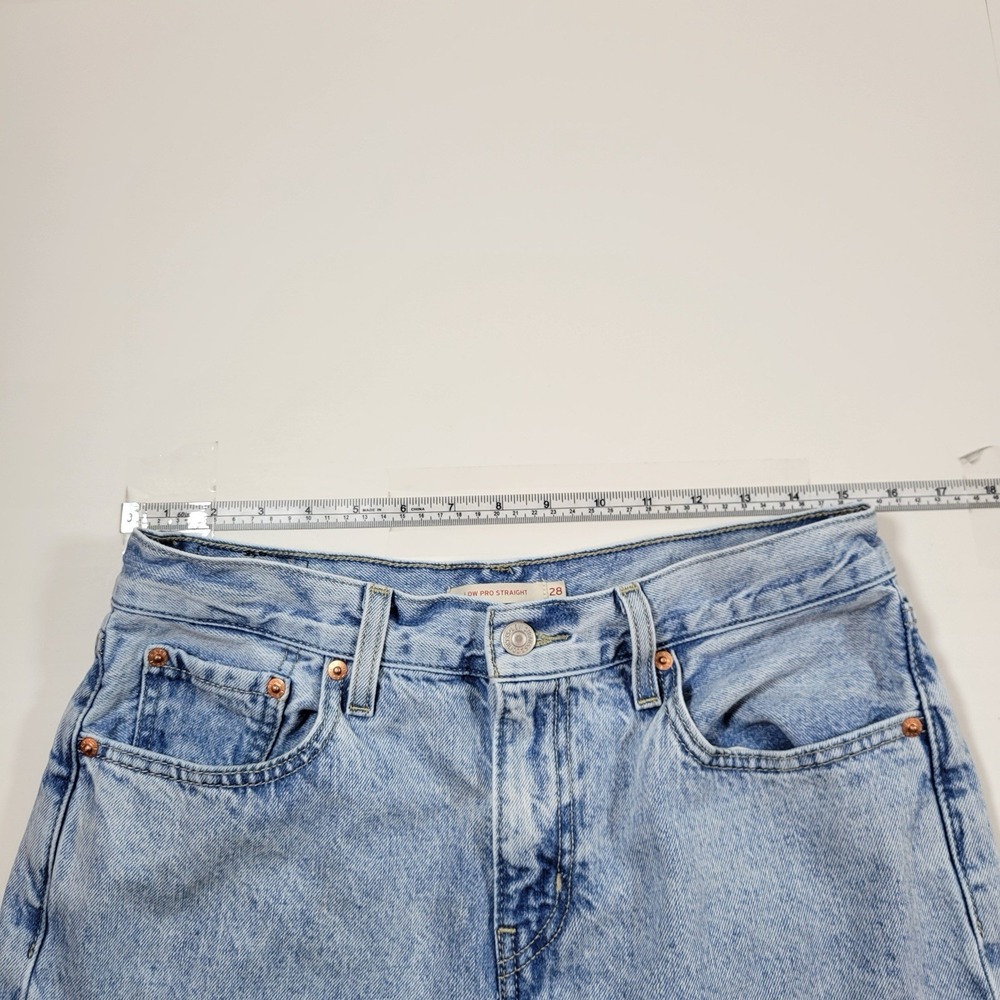 Vintage Levi's Women's Jeans Low Pro Straight Late 80's Size 28 Acid Wash - Picture 3 of 11